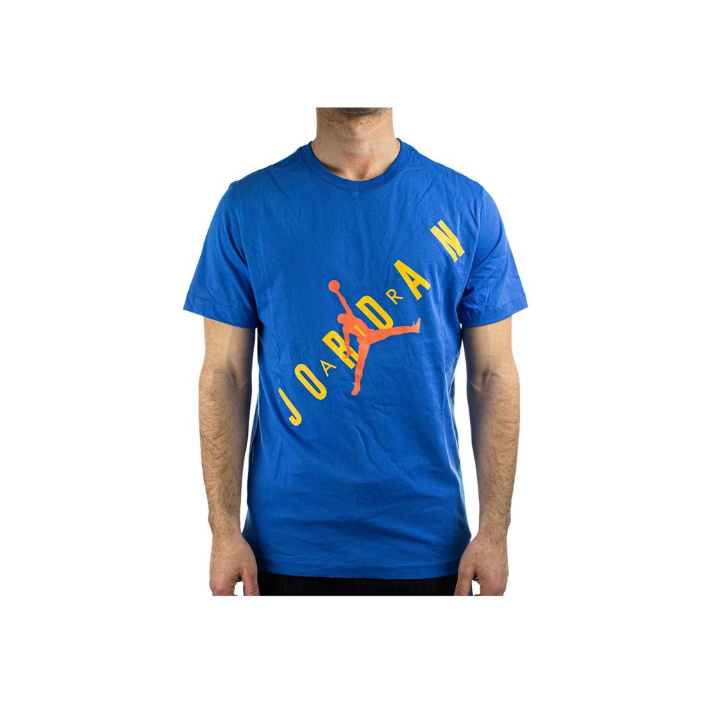 Jordan HBR Strech T-Shirt Blue Men Streetwear DA1894-403