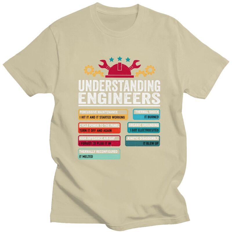 Custom Fashion Understanding Engineers Funny Engineering T Shirts Men Short Sleeve Tee 100 Cotton Oversized Tshirt Merch