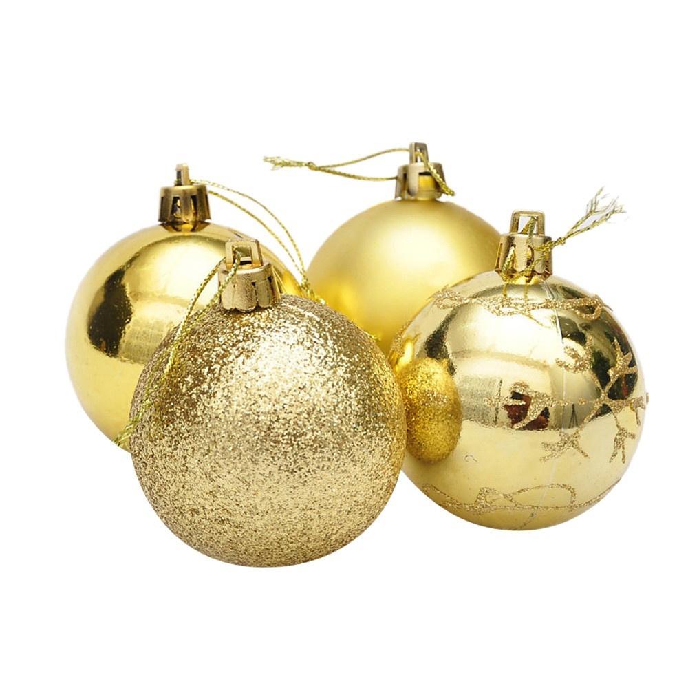 4Pcs Christmas Balls Baubles Party Xmas Tree Decorations Hanging Ornament Decor