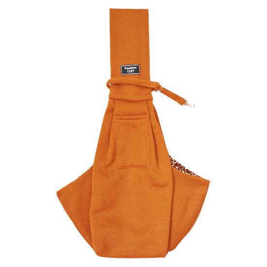 

Переноска-переноска с карманным безопасным крючком Сумка для домашних животных без помощи рук Дышащая переноска для мелких животных через плечо светло-коричневого