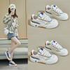 Spring White Shoes New Style of Female Students' Thick Sole Height-enhancing Sports and Casual Shoes Trend