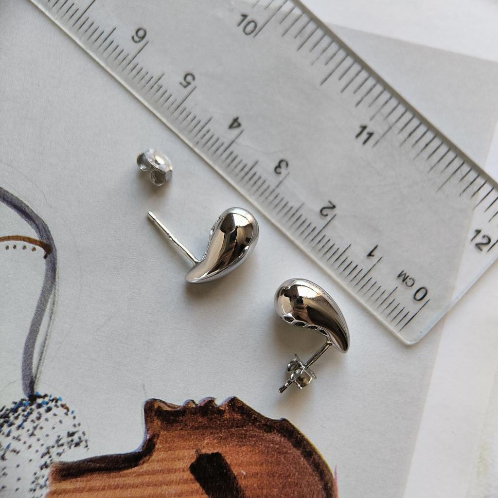 Silver Earrings Without Stones (2186519)