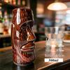 Bicchiere da Cocktail in Ceramica Teschio Zombie Tiki Hawaiano