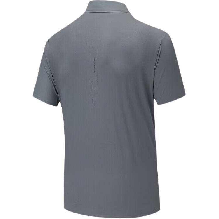 Anta Training Series Solid Color Pullover Sports Polo Shirt Men Tops 152637140-3