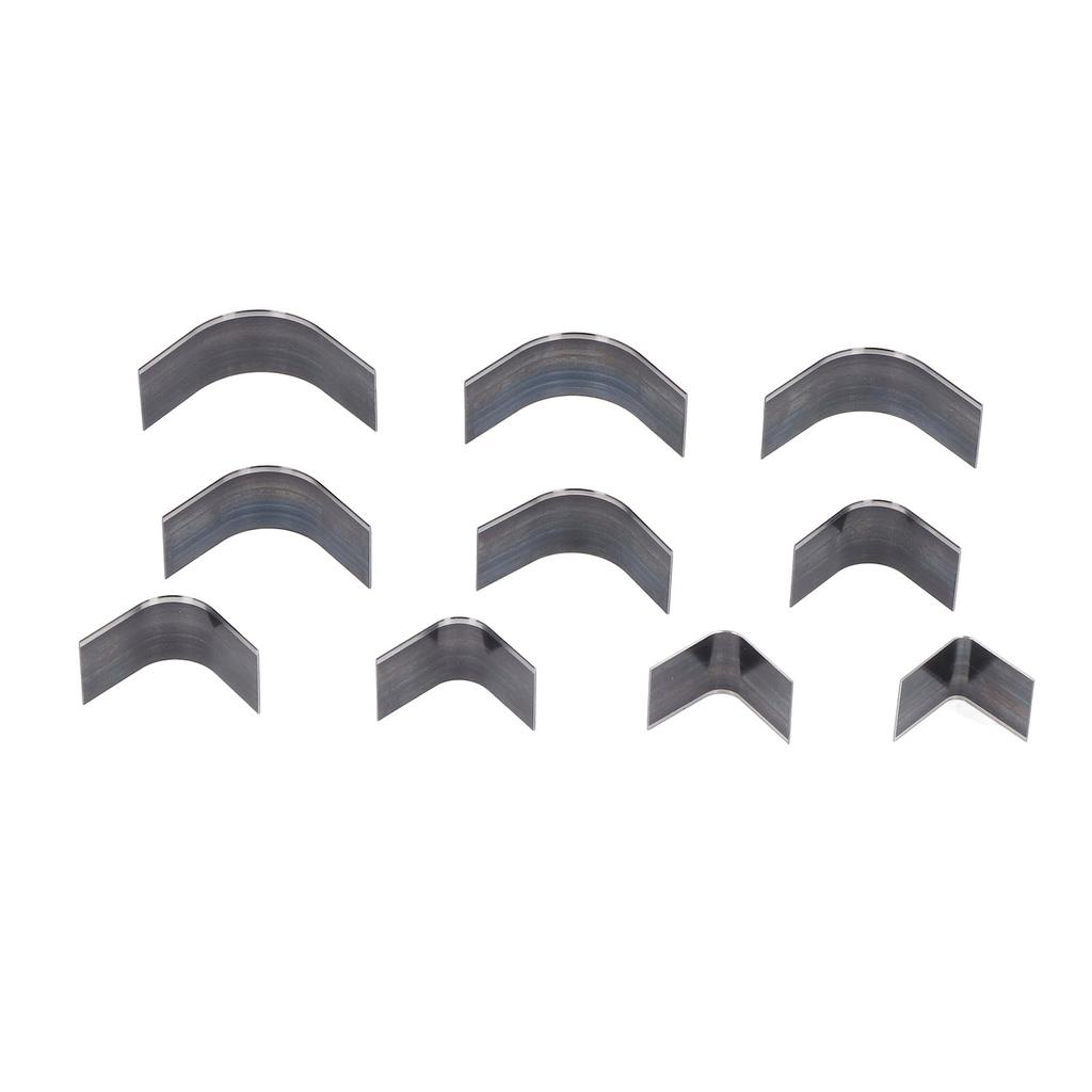 10Pcs Leather Cutter Shape Punch Edge Trimmer Craft Tool Set Kit for Cardboard Rubber