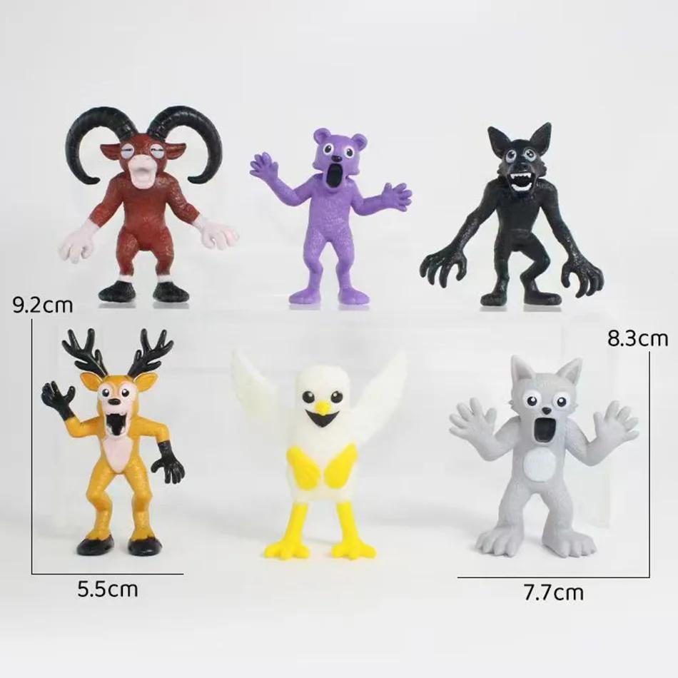 12 Stück/Set 99 Nächte im Wald Hirsch Spielzeug Film Kuscheltiere Hirsch Spielzeug Fans Geburtstagsgeschenke Spielzeug für Kinder Halloween Geschenk