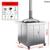 Xinjingzhou Stainless Steel Outdoor Wood Stove
