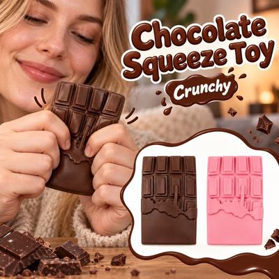 Anxiety Relief Crackling Chocolate Squishy Toy Sound Effects Handmade Ball  Gifts