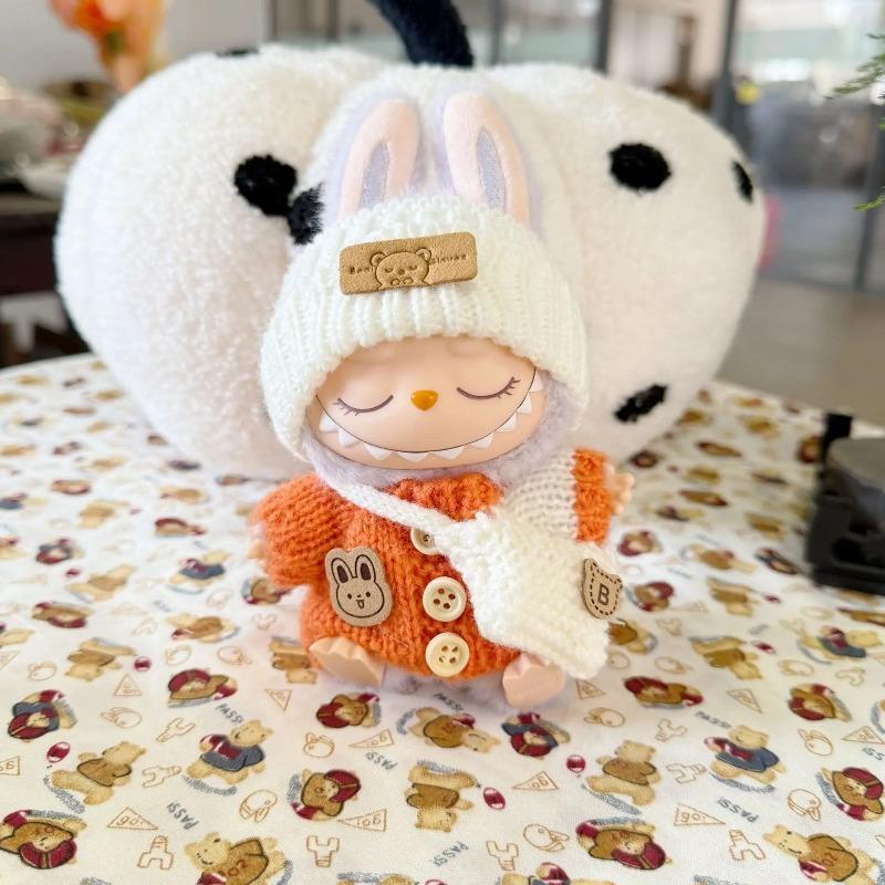 One or two generations of blind boxes, clothes, sweaters, hats, backpacks, DIY, casual with LABUBU, sitting party baby clothes.