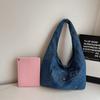 Women's Bag Shoulder Bag Underarm Bag Commuter Denim Bag