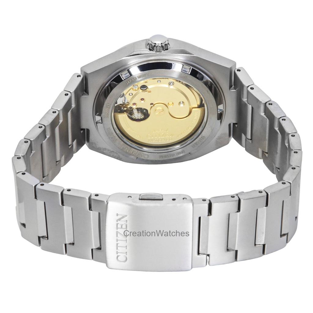 Citizen Zenshin Super Titanium Green Dial Automatic NJ0180-80X 100M Men's Watch