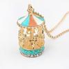 BLUELANS NECKLACE Wonderful Pendant Sweater Chain Carousel Merry-Go-Round Enamel Charm Necklace Women Present