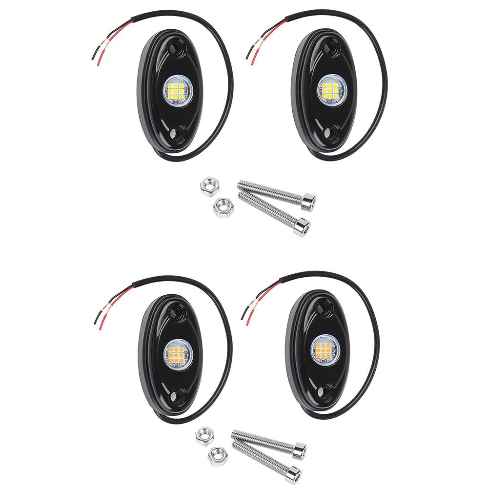 1 Pair Yellow White Led Mini Underbody Lights Off Road 9W Suitable for Most Types of Cars Such As Sedan SUV Trucks etc