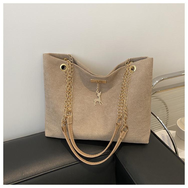 Pu Leather Retro Commuter Shoulder Bag For Daily Use With Magnetic Closure