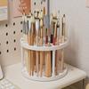 Multi Functional Cosmetic Brush Storage Rack Removable Rotary Cosmetic Brush Pen and Eyeliner Drying Rack Space Saving Design