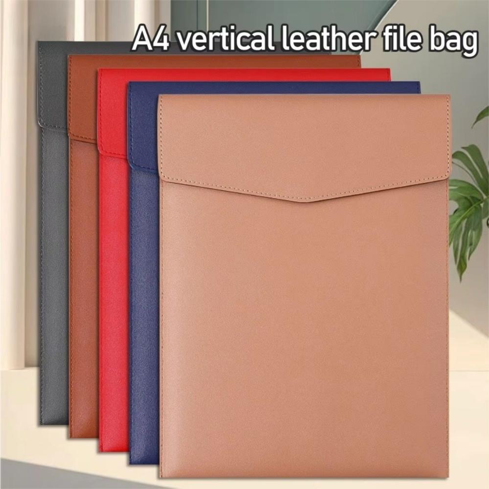 Vertical Document Bag Business Document Storage Bag Simple A4 File Bag  Office Supplies