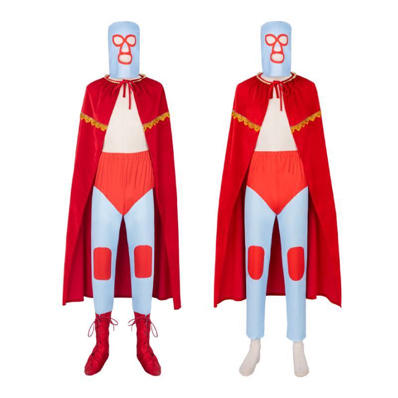 Movie Nacho Libre Costume Cosplay Cloak For Halloween Stage Performances