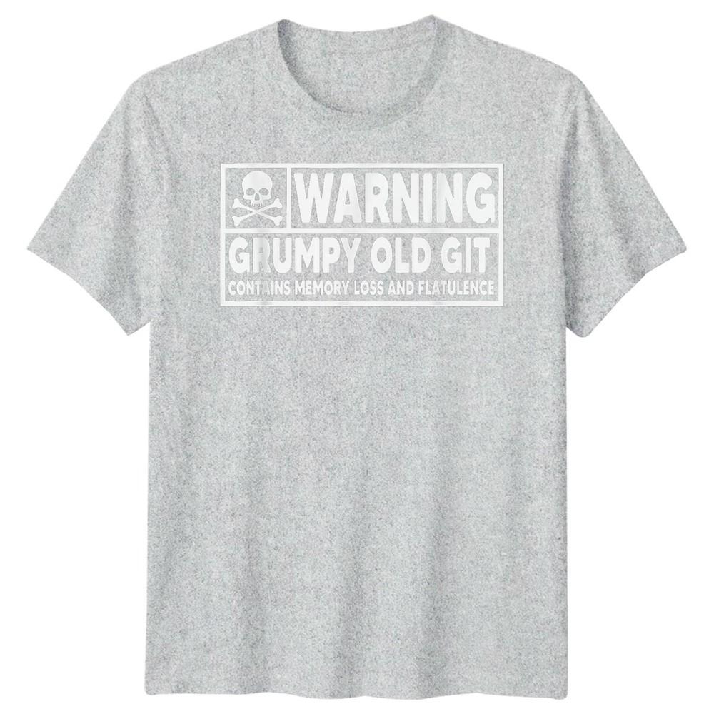 Unisexs Grumpy Old Git Funny Fathers Day TShirt Tee Best Dad Ever Papa Life 1FD