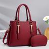 Large Capacity Business Tote Bag With Zipper And Inner Compartments For Women