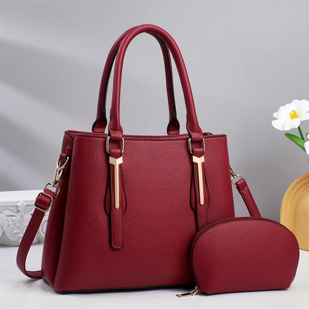 Large Capacity Business Tote Bag With Zipper And Inner Compartments For Women