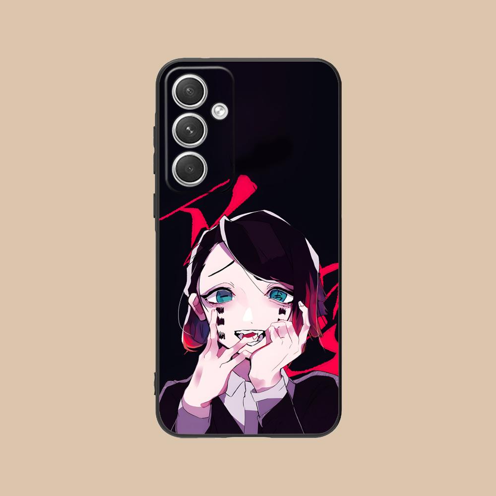Demon Slayer Enmu Tamio Phone Case for Samsung Galaxy S25 S24 S23 S22 S21 S20 Note20 Plus FE Ultra Colour Printing Cover Pretty