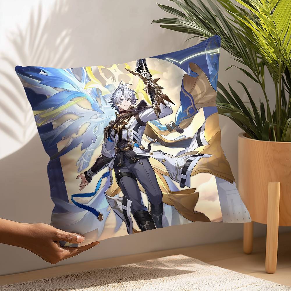 Video Game Phainon Honkai S-Star Rail Pillow Case Plush Fabric Soft Pillowcase Double Sided Print Cushion Cover Household Gifts