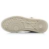 LiNing Qingchao Abdeckung Rutschfest Dämpfung Abriebfest High Top Skateboard-Schuhe Herren Braun Weiß AGCP215-3