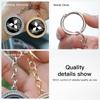 Zinc Alloy Keychain Car Logo Diamond Keyring For Mitsubishi Lancer Mirage ASX Pajero Lancer Ex Galant Attrage Xpander Mirage