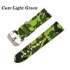 Universal 20mm 22mm 24mm 26mm Silikon Armband Camouflage Gummi Armband Sport Ersatz Uhr Band für männer Handgelenk Band