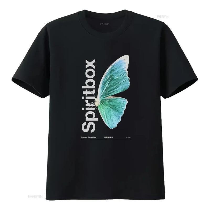 Camiseta Preta Nwt Spiritbox Eternal Blue Heavy Metal Band V S