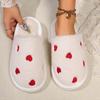Love lady autumn and winter indoor and outdoor thick bottom warm plush bag head cotton slippers women's foam