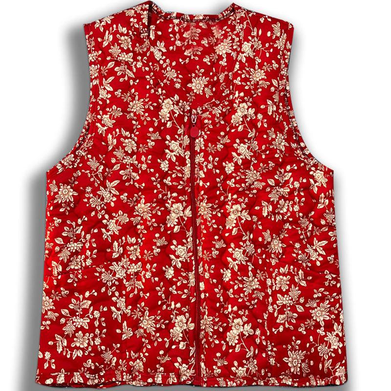 

Костюм для людей среднего и пожилого возраста, осенне-зимний жилет из верблюжьей шерсти, теплая майка, свободный жилет с утолщенными плечами, верхняя одежда 5XL красный