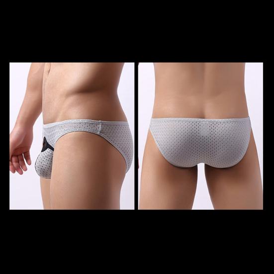 Men Panties Super Soft Wear Resistant Nylon Fashion Sweat Absorption Men Briefs Underwear for Daily Wear