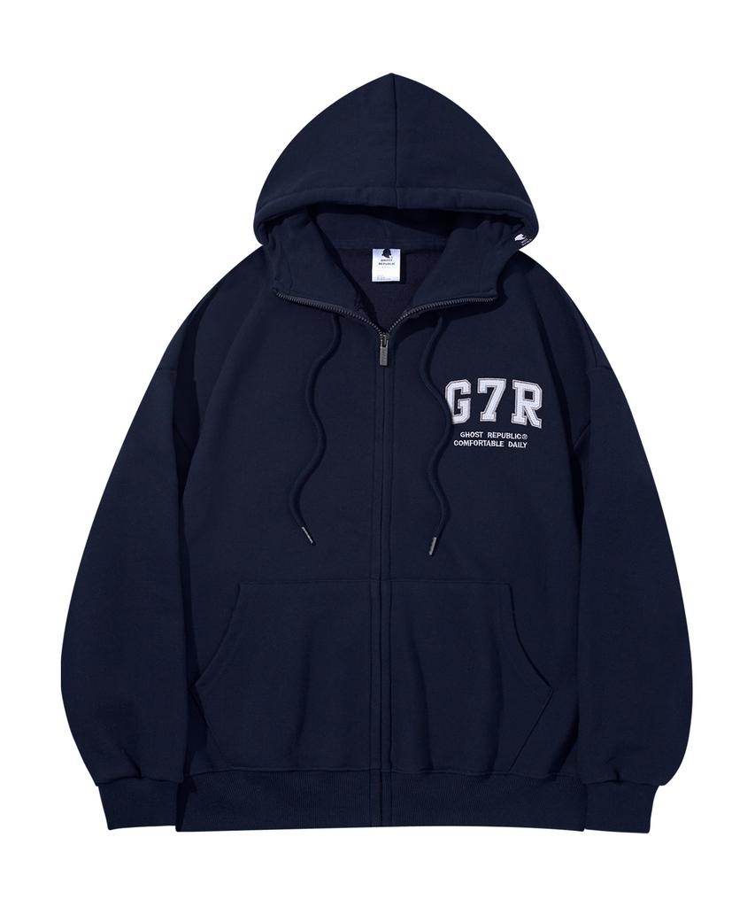 Ghost Republic G7R Arched Oversized Zip-Up Hoodie Ghz-271