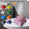 150ml Mini Retro Coffee Mug Creative Beetle Shaped Coffee Cup Stainless Steel Resin Car-Shaped Tea Cup Car FaGifts Home Decorati