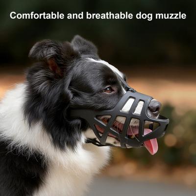 Hunde Maulkorb Korbmaulkorb Verhindert Beißen Kauen Sicher Und Human Käfig Maulabdeckung Verstellbare Passform