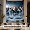 Custom Text Printed Tapestry Bleach anime Pattern Large Wall Hanging Indoor Room Decor