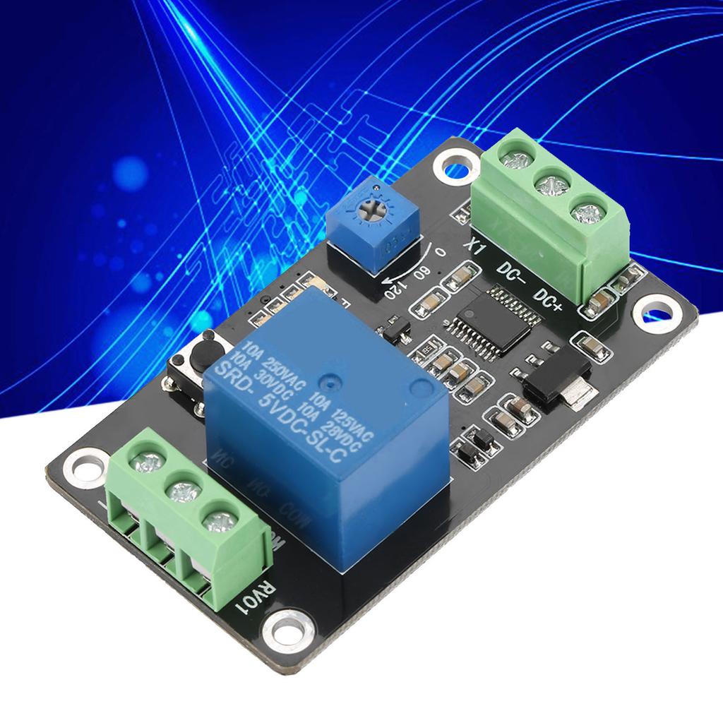 TRM01 Delay On Off Relay Delay Timer Relay Self Locking Delay On Off Time Switch Super 555 Timer DC 5V/12V/24V