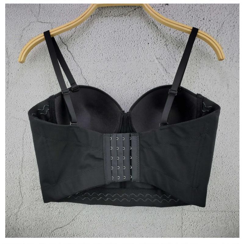 Top mic fără spate, mulat pe corp, cu lanț cu franjuri împodobit cu diamante, cu mâneci scurte, de vară, cu efect de slăbire, la modă. Cămăși și maiouri la modă