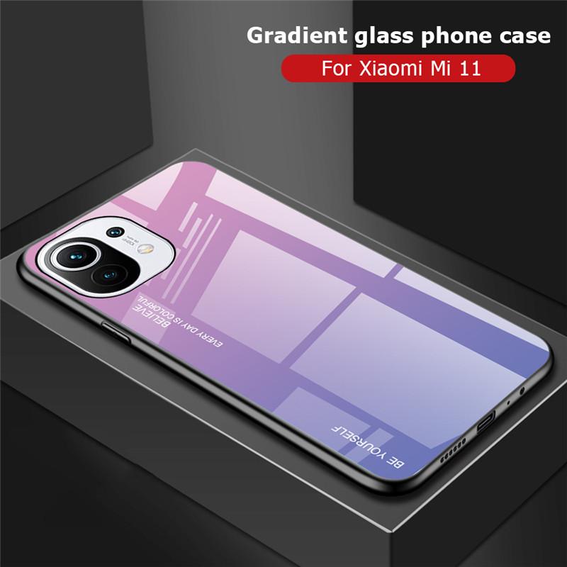 For Xiaomi 11 13 Case Protective Tempered Glass Cover For Xiaomi Mi 11 Ultra 11 Lite 5g Ne 12 12x 12T 11T Pro Case Luxury Cover