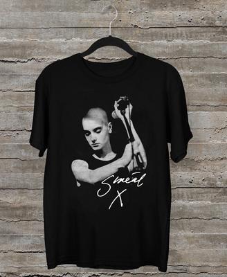 Sinead O'Connor Signature Gift For Fan Black Short Sleeve All Size Shirt Unisex T-Shirt