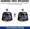 2025 G200 2-Pack: Magnetic RGB Bluetooth Speakers with 7H Playtime & Phone Stand | BT5.3, Ultimate Combo