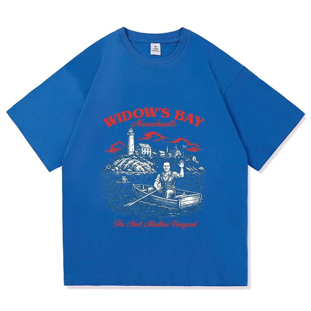 Widows Bay Tv Design Print Tshirts 2026 Unisex Unisex Hiphop Tshirt Summer Loose Casual 100cotton Vintage High Quality T Shirts