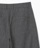 MILLO ARCHIVE Reflect Stripe Wool Pants [Charcoal]