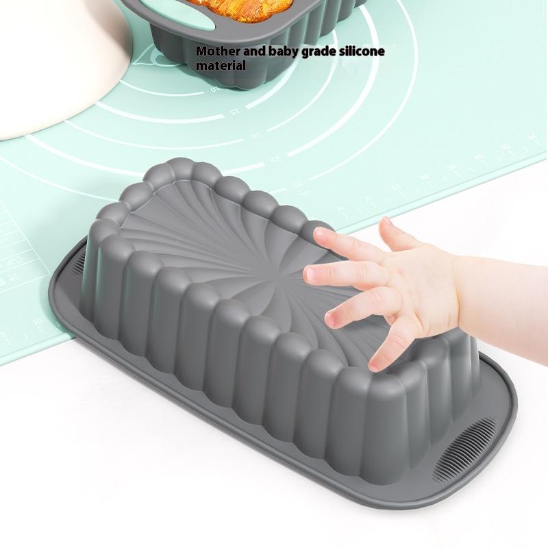 Baking Pan Silicone Mold Large Rectangular Toast Box Cake Mousse Mold High Temperature Kitchen Supplies