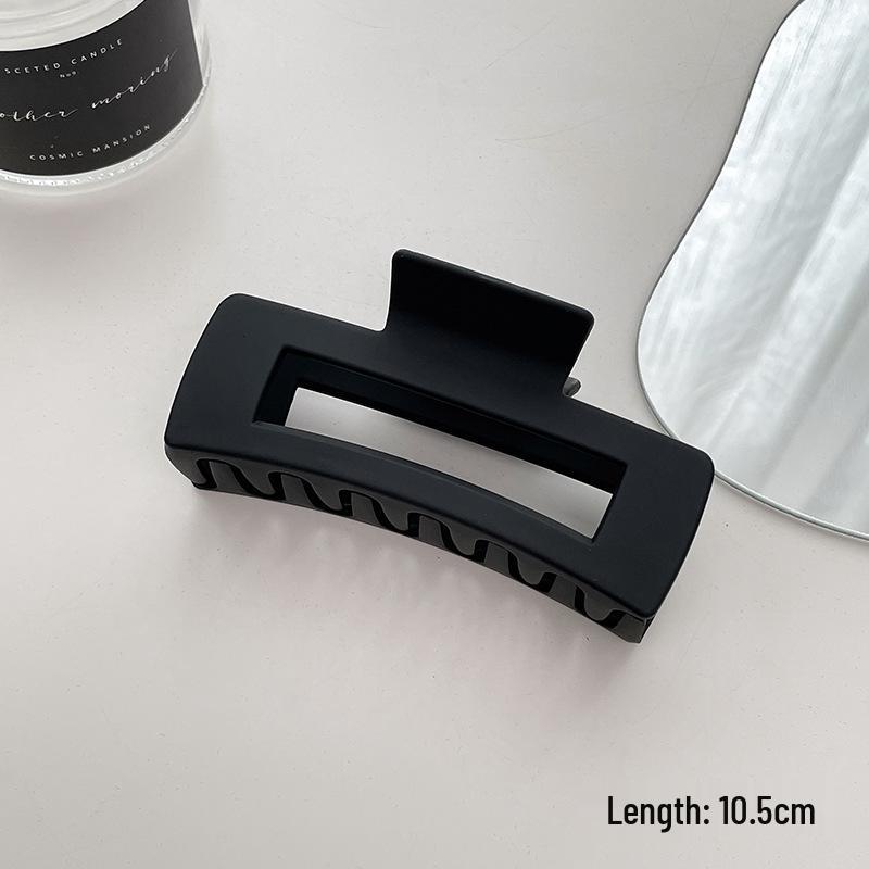 Women's Black Large Shark Claw Hair Clip for Advanced Style