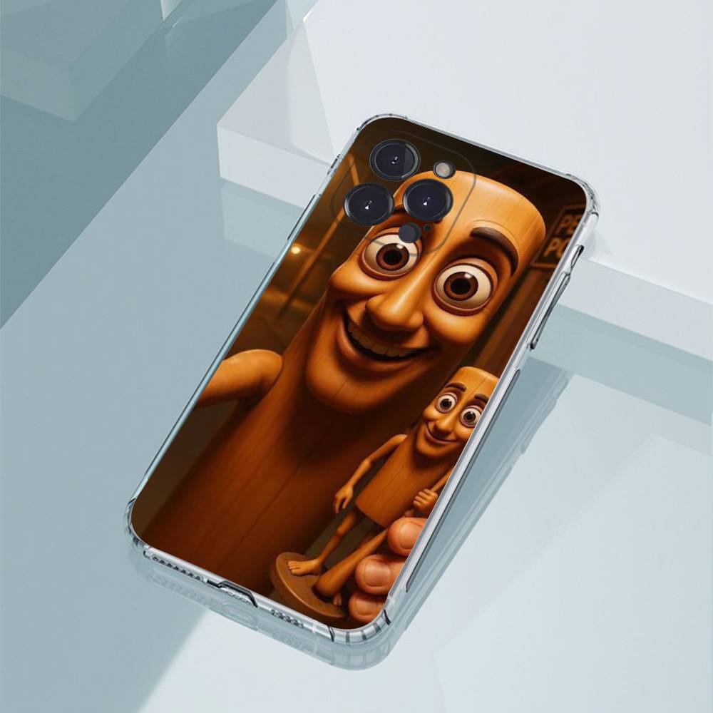 Tung Tung Tung Sahur Phone Case For iPhone17,16,15,14,13,12,11,Pro,Xs,Max,Mini,Plus Antislip Shockproof Hard