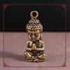 Mini Sakyamuni Buddha Pendant Miniature Mini Buddha Figurine Retro Brass Buddha Ornaments  Bonsai