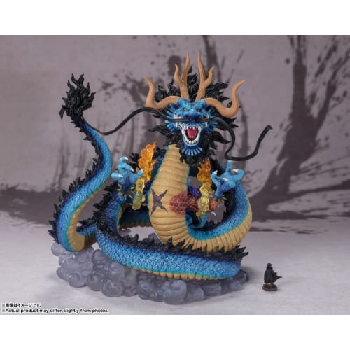 TAMASHII NATIONS Figuarts ZERO Super Fierce Battle ONE PIECE Kaido of the Beasts - Double Dragons - Approx. 300mm PVC & ABS Pre-painted Complete Figur