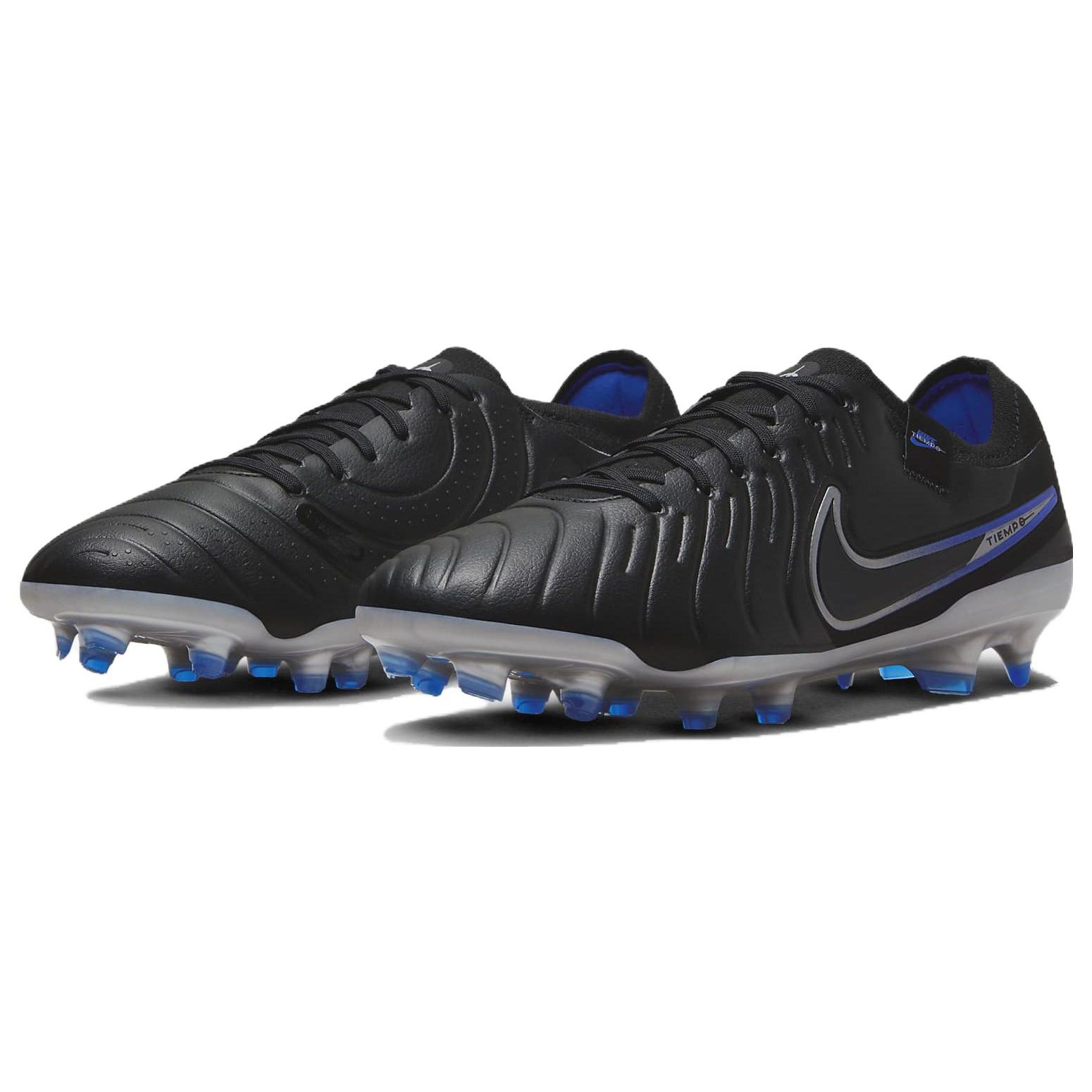 Мужские кроссовки Nike Tiempo Legend 10 Pro FG Shadow Pack черные Hyper-Royal Chrome — фото 3